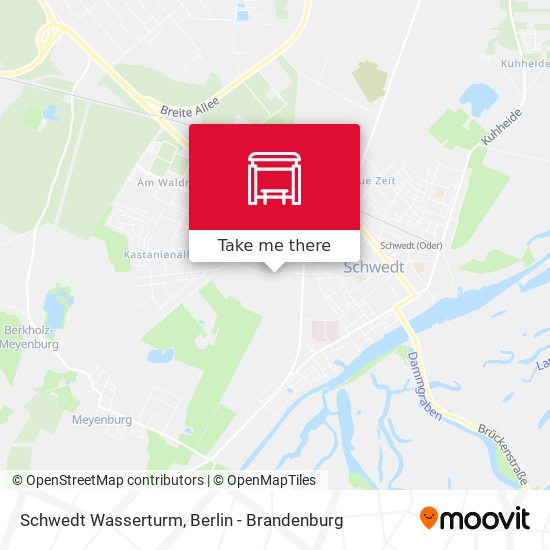 Schwedt Wasserturm map