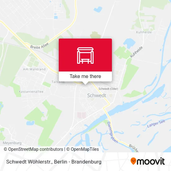 Карта Schwedt Wöhlerstr.