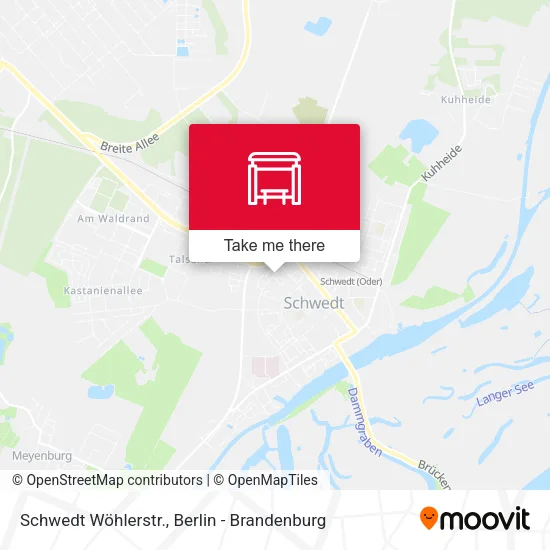 Карта Schwedt Wöhlerstr.