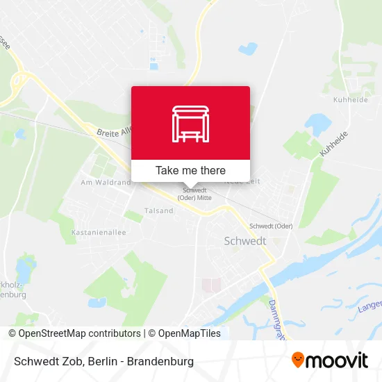Карта Schwedt Zob