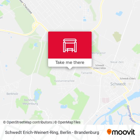 Schwedt Erich-Weinert-Ring map