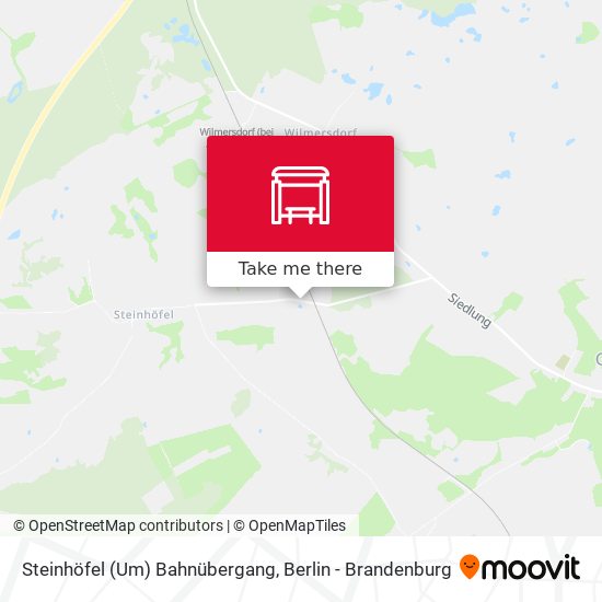 Steinhöfel (Um) Bahnübergang map