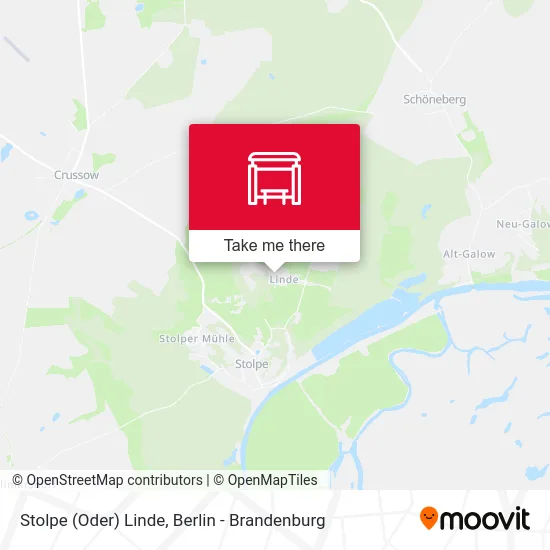 Stolpe (Oder) Linde map