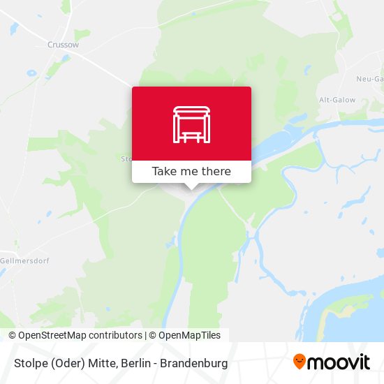Stolpe (Oder) Mitte map