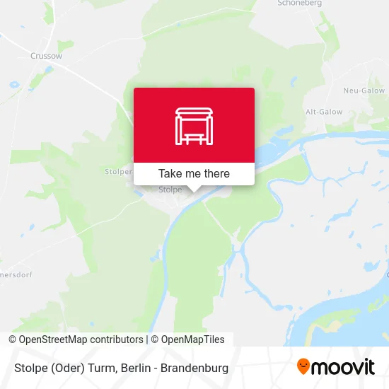 Stolpe (Oder) Turm map