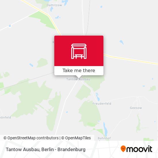 Tantow Ausbau map