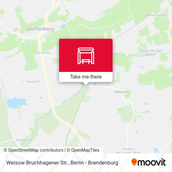 Welsow Bruchhagener Str. map