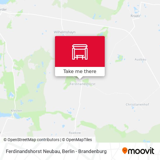 Ferdinandshorst Neubau map