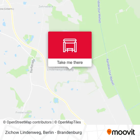 Zichow Lindenweg map