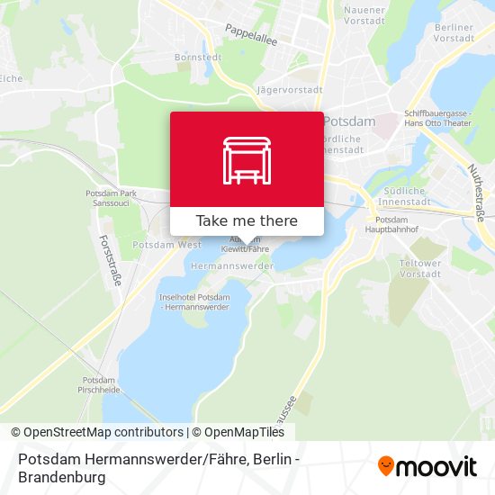 Potsdam Hermannswerder/Fähre map