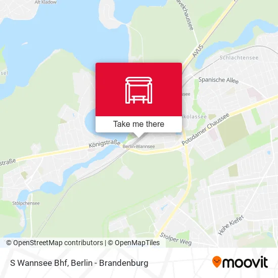 Карта S Wannsee Bhf