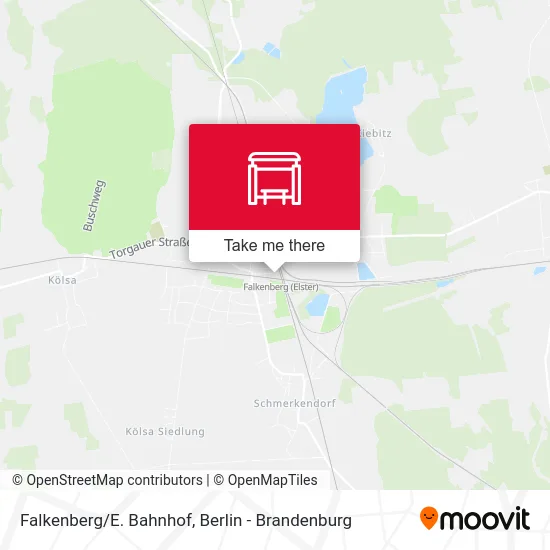 Falkenberg/E. Bahnhof map