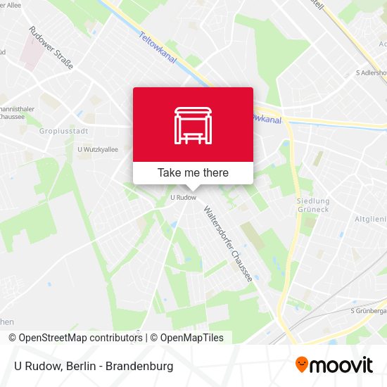 Карта U Rudow