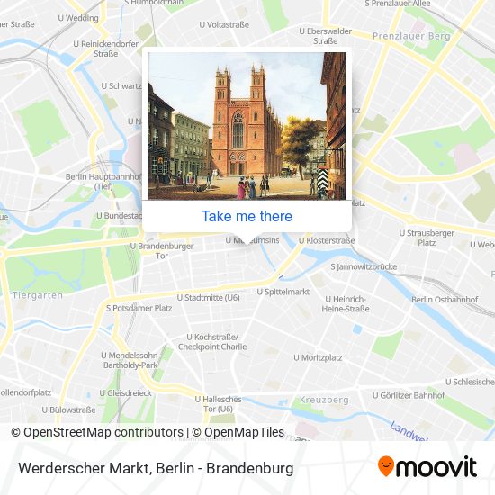 Карта Werderscher Markt