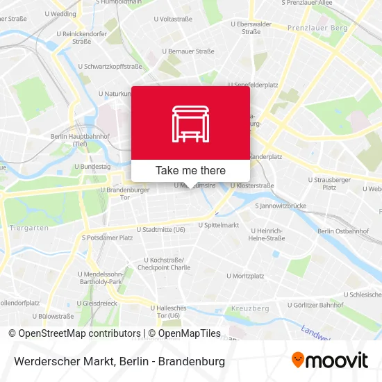 Карта Werderscher Markt