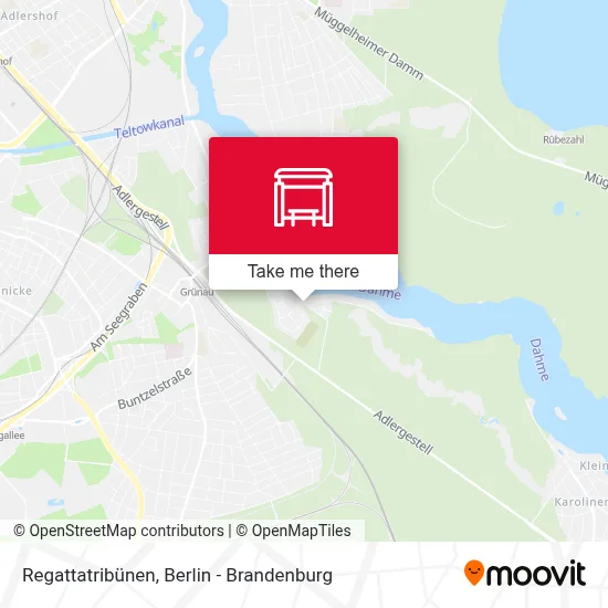 Regattatribünen map