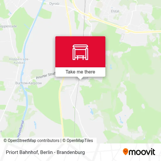 Priort Bahnhof map