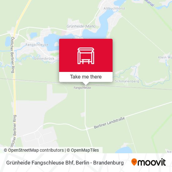 Grünheide Fangschleuse Bhf map