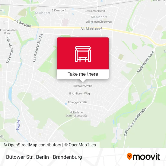 Карта Bütower Str.