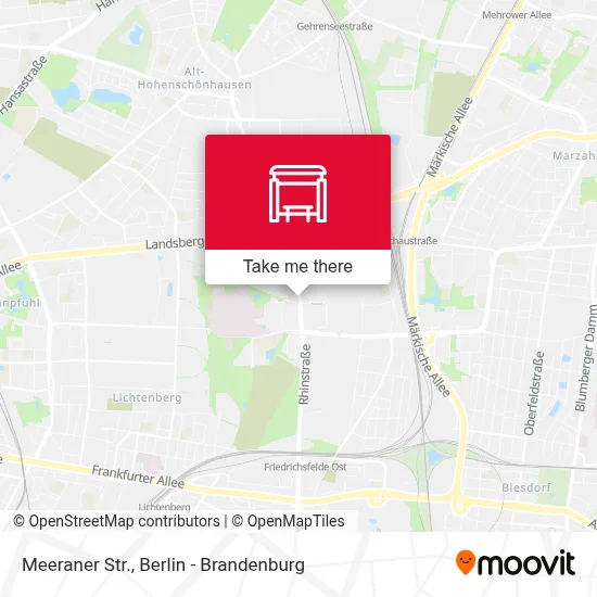 Meeraner Str. map