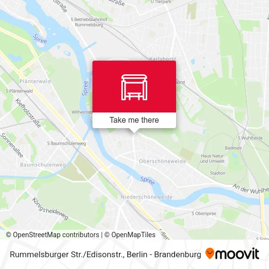 Карта Rummelsburger Str./Edisonstr.