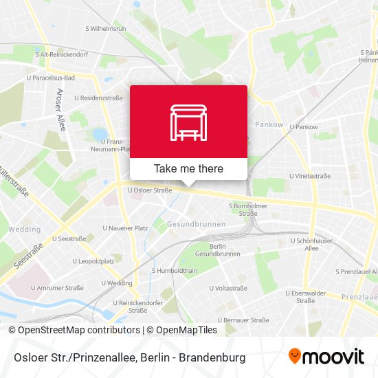 Карта Osloer Str./Prinzenallee