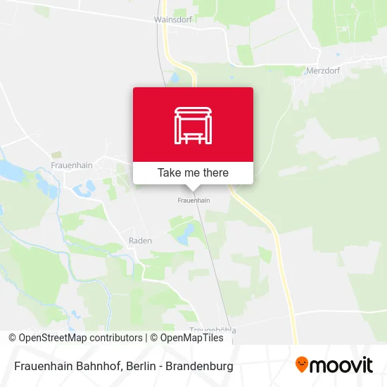 Frauenhain Bahnhof map