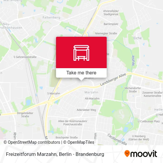 Карта Freizeitforum Marzahn
