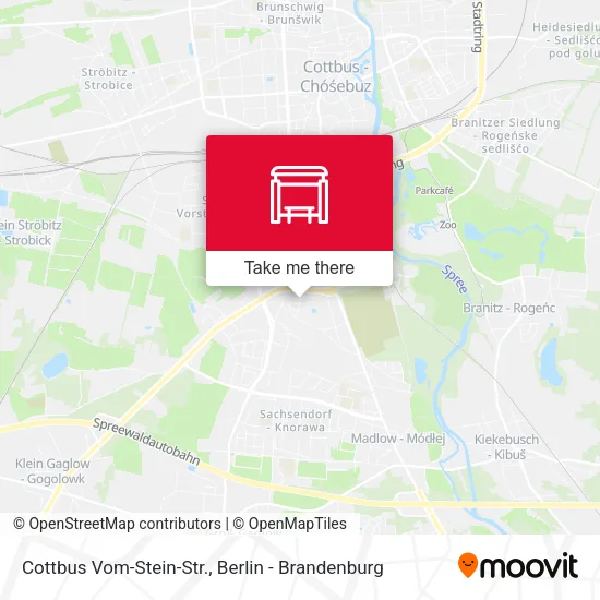 Карта Cottbus Vom-Stein-Str.