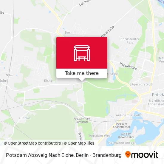 Карта Potsdam Abzweig Nach Eiche
