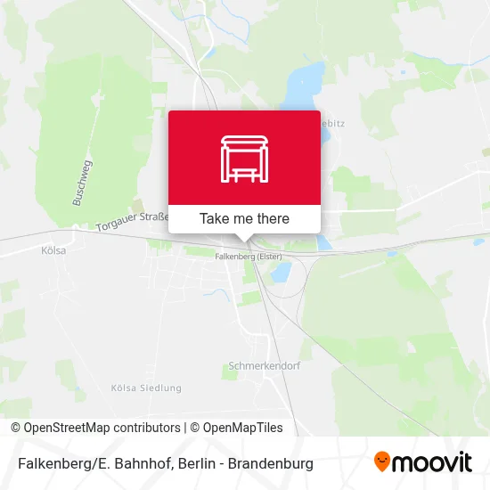 Falkenberg/E. Bahnhof map