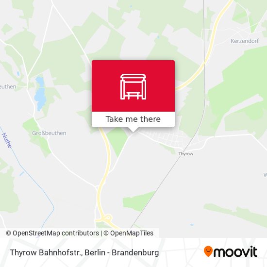 Thyrow Bahnhofstr. map
