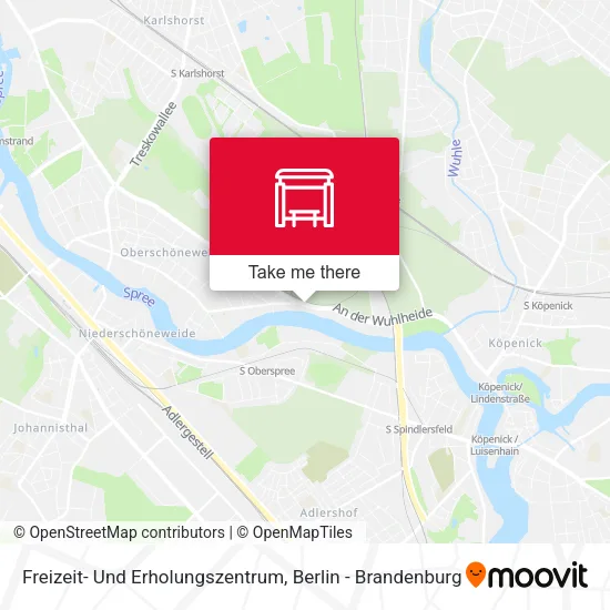 Карта Freizeit- Und Erholungszentrum