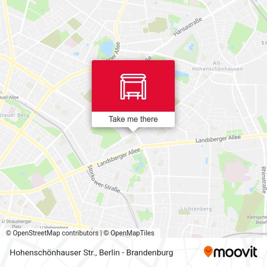 Карта Hohenschönhauser Str.