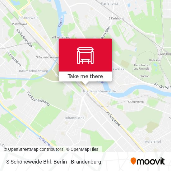 S Schöneweide Bhf map