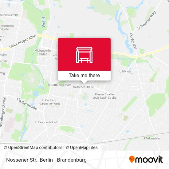 Карта Nossener Str.