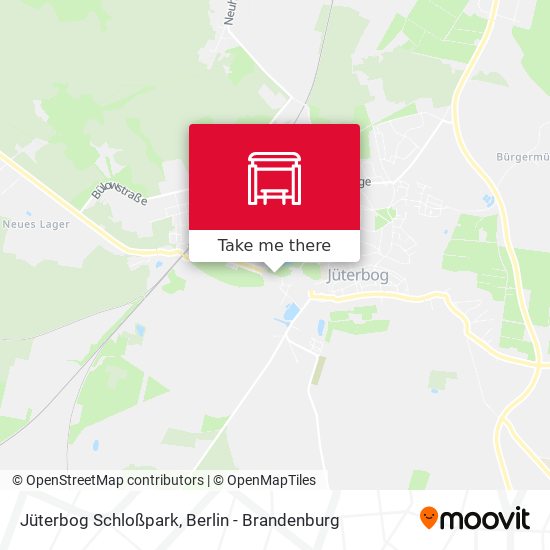 Jüterbog Schloßpark map