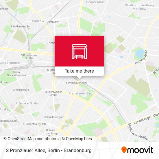 S Prenzlauer Allee map