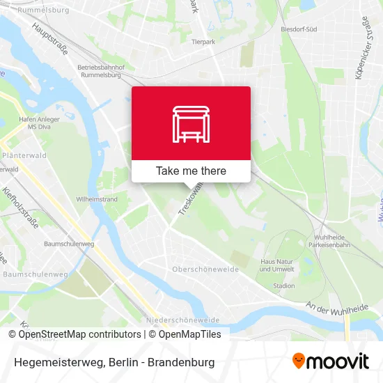 Hegemeisterweg map