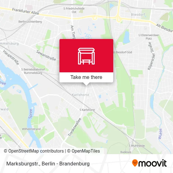 Marksburgstr. map