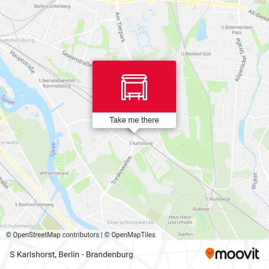 S Karlshorst map