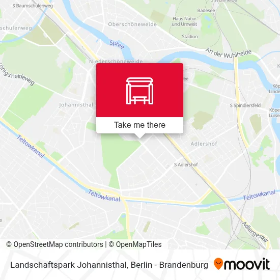 Landschaftspark Johannisthal map