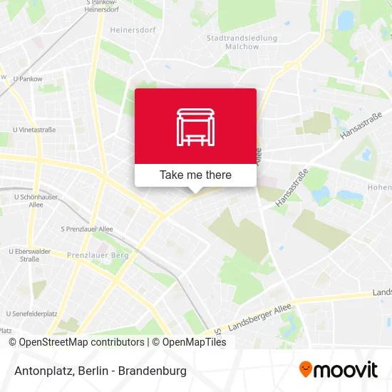 Antonplatz map