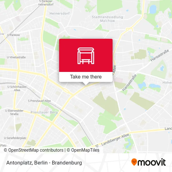 Antonplatz map