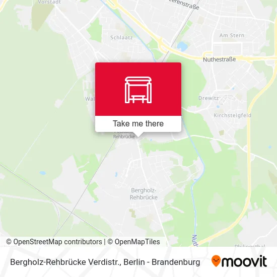 Карта Bergholz-Rehbrücke Verdistr.