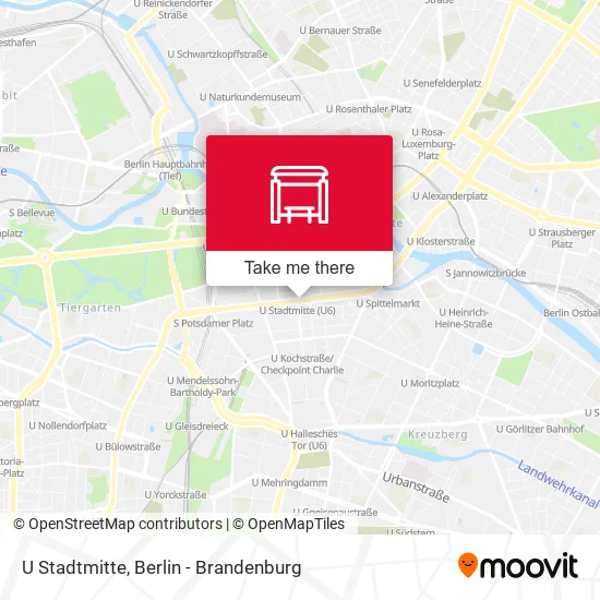 Карта U Stadtmitte