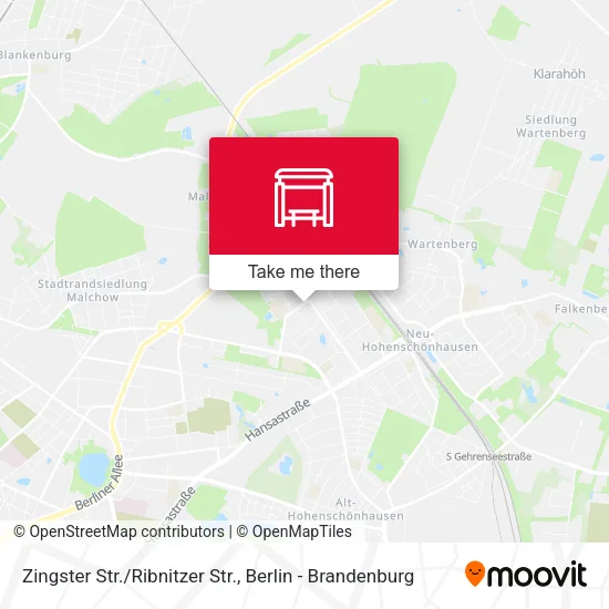 Карта Zingster Str./Ribnitzer Str.