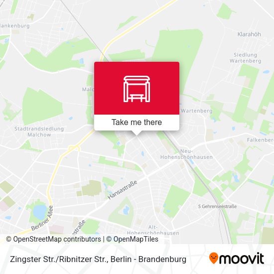 Карта Zingster Str./Ribnitzer Str.