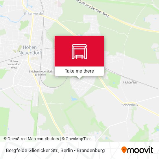 Bergfelde Glienicker Str. map