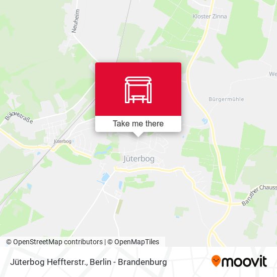 Jüterbog Heffterstr. map